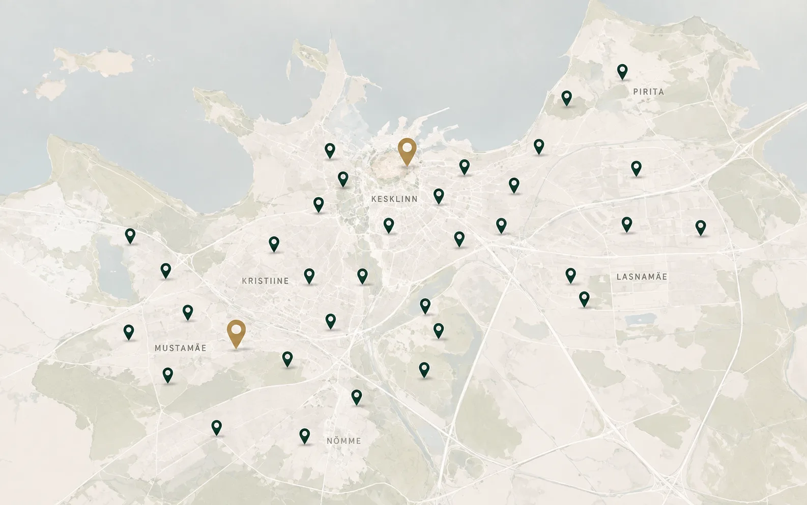 OK Living portfolio presence across Tallinn